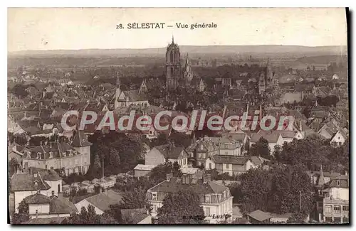 Cartes postales Selestat Vue generale