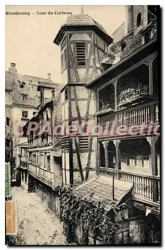 Cartes postales Strasbourg Cour du Corbeau