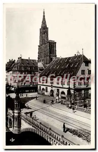 Cartes postales Strasbourg Vue sur la Cathedrale et le Musee Historique