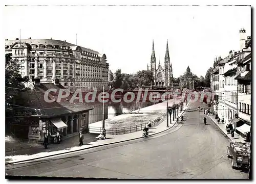 Moderne Karte Strasbourg Bas Rhin Quai des Pecheurs Saint Paul Esca