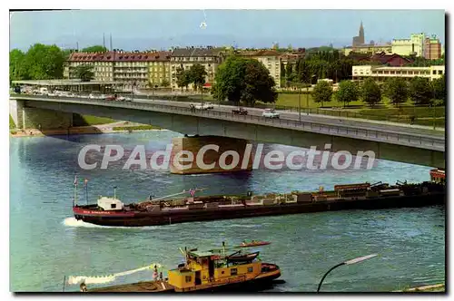 Cartes postales moderne Strasbourg Le Pont de l'Europe sur le Rhin