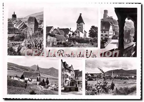 Cartes postales moderne Alsace La Route du Vin Riquewihr Ammerschwihr Kayserberg Hunawihr Eguisheim Wettolsheim