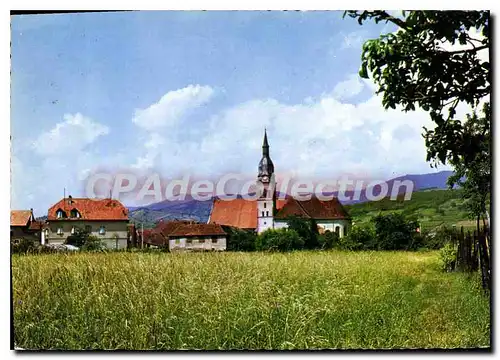 Cartes postales moderne L'Alsace Pittoresque Ingersheim Ht Rhin Vue de l'Eglise