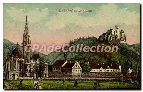 Cartes postales Thann au XVII siecle