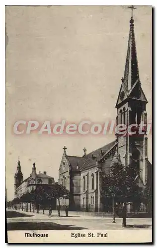 Cartes postales Mulhouse Eglise St Paul