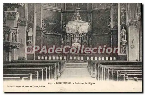 Ansichtskarte AK Dannemarie Interieur de l'Eglise