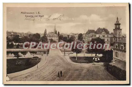 Cartes postales Mulhausen Elngang zur Stadt