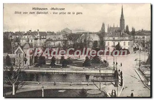 Cartes postales Mulhouse vue prise de la gare