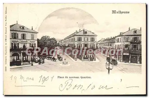 Cartes postales Mulhouse Place du nouveau Quartier