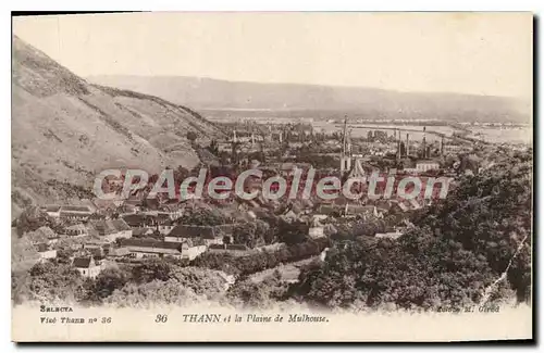 Cartes postales Thann et la Plaine de Mulhouse