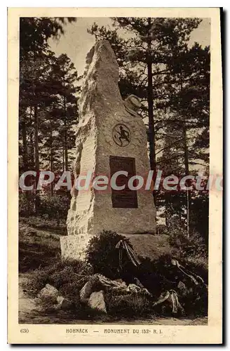 Cartes postales Hohnack Monument Du 152�me r�giment infanterie