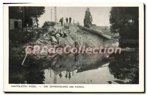 Cartes postales Napoleon Insel Die Sprengung Am Kanal