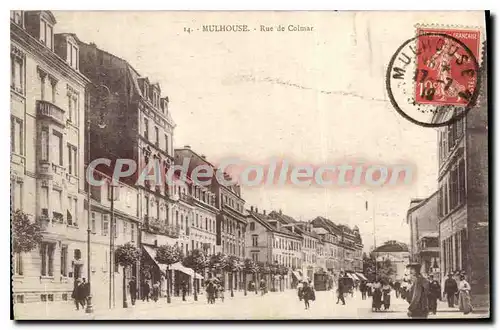 Cartes postales Mulhouse Rue de Colmar