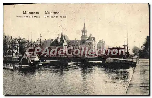 Cartes postales Mulhouse Vue sur la poste