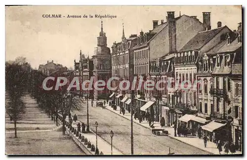 Cartes postales Colmar Avenue de la R�publique