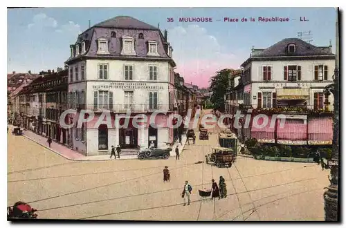 Cartes postales Mulhouse Place de la Republique