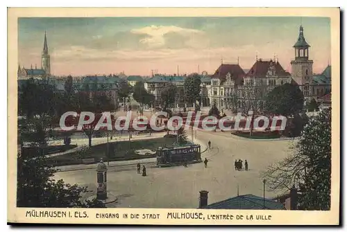 Cartes postales Mulhouse L'entree de la Ville