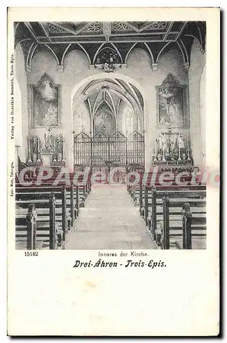 Cartes postales Trois Epis interieur de l'�glise