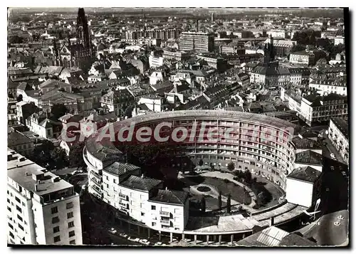 Cartes postales moderne En Avion Au Dessus De Mulhouse Le Batement Annulaire