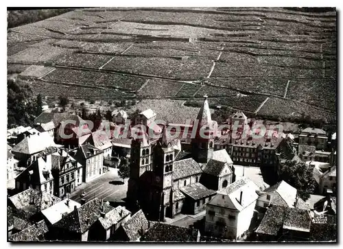 Moderne Karte En Avion Au Dessus de Guebwiller Eglise St Leger et le Vignoble