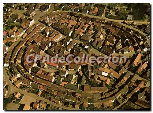 Cartes postales moderne Vue Aerienne d'Eguisheim Avee ses remparts Ville historique sur la route du vin d'Alsace