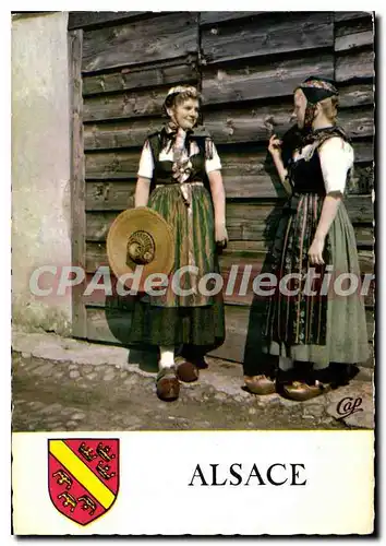 Cartes postales moderne Alsace paysannes en Talwiw�l�