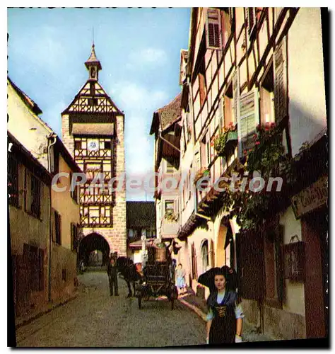 Moderne Karte L'Alsace Pittoresque Riquewihr le Dolder