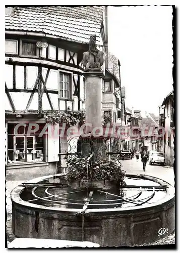 Cartes postales moderne Riquewihr Haut Rhin La Fontaine Sinnbrunnen