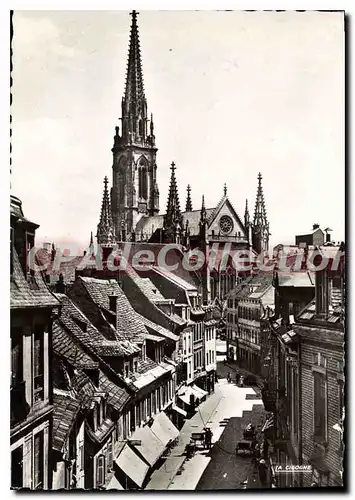 Cartes postales moderne Mulhouse Haut Rhin Rue Henriette et le temple