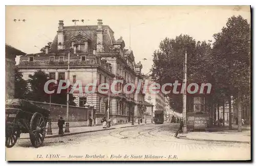 Cartes postales Lyon Avenue Berthelot Ecole de Sante Militaire