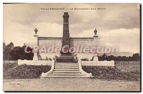 Cartes postales VilleFranche Le Monument aux Morts