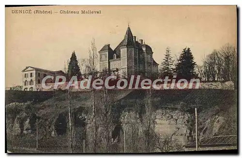 Ansichtskarte AK Denice Rhone Chateau Malleval