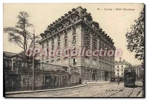 Cartes postales Lyon Hotel Terminus