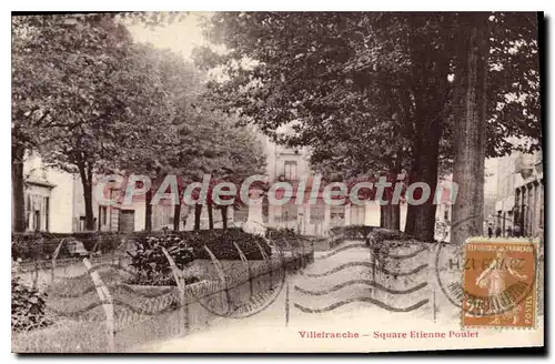 Cartes postales Villefranche Square Etienne Poulet