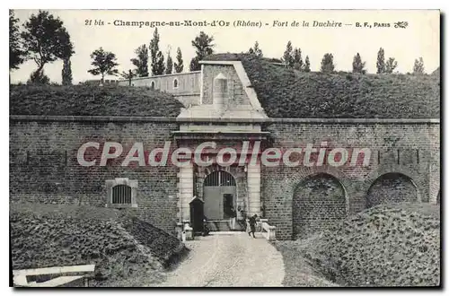 Cartes postales Champagne au Mont d'Or Rhone Fort de la Duchere