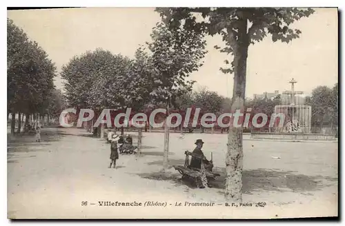 Cartes postales Villefranche Rhone Le Promenoir