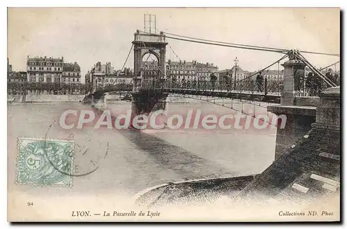 Cartes postales Lyon La Passerelle du Lycee