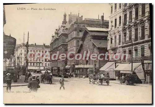 Cartes postales Lyon Place des Cordeliers