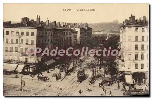 Cartes postales Lyon Cours Gambetta