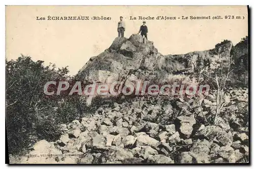 Cartes postales Les Echarmeaux Rhone La Roche d'Ajoux Le Sommet