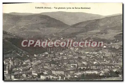 Cartes postales Tarare Rhone Vue generale prise de Sainte Madelaine