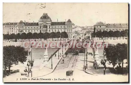 Ansichtskarte AK Lyon Pont d'Universite Les Facultes