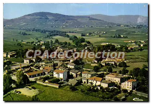 Moderne Karte Charentay Rhone Vue generale aerienne