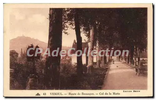 Cartes postales Vesoul Route de Besancon Col de la Motte