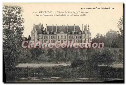 Cartes postales Villersexel Chateau du Marquis de Grammont