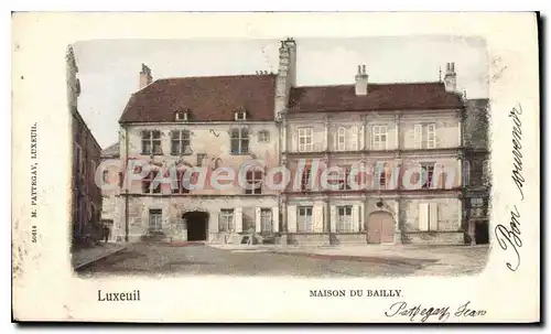 Cartes postales Luxueil Maison du Bailly