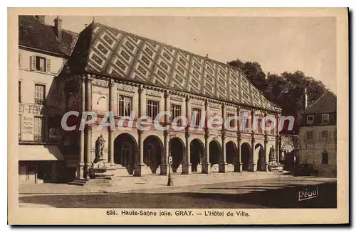 Cartes postales Haute Saone jolie Gray L'Hotel de Ville