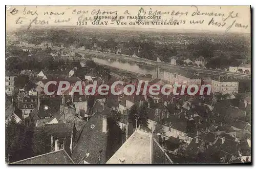 Cartes postales Gray Vue du Port Villeneuve