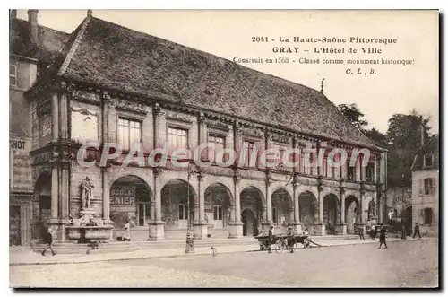 Cartes postales Gray L'Hotel de Ville