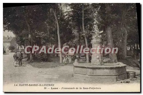 Cartes postales Lure Promenade de la Sous Prefecture